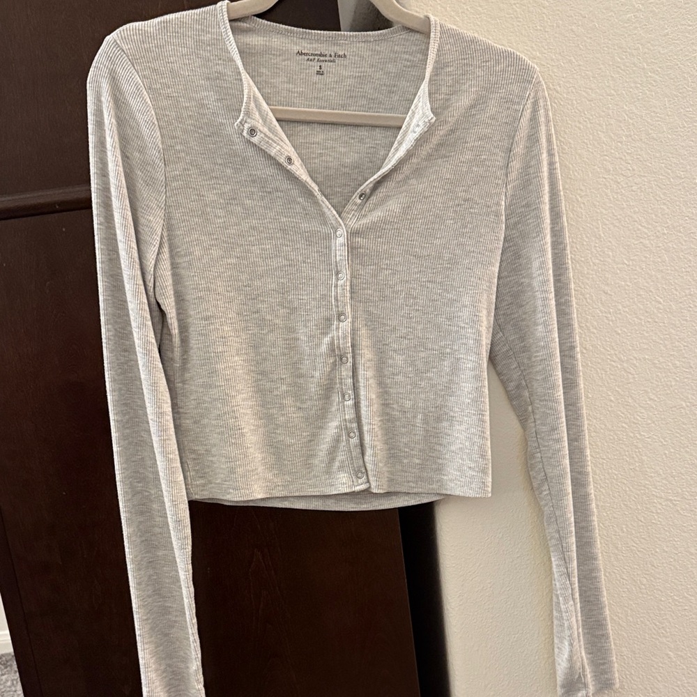 Abercrombie & Fitch Ribbed Henley